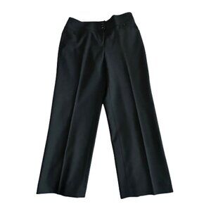 Ann Taylor Women's  Sz. Black/Charcoal  Straight Leg Dress Capri/Ankle Pants